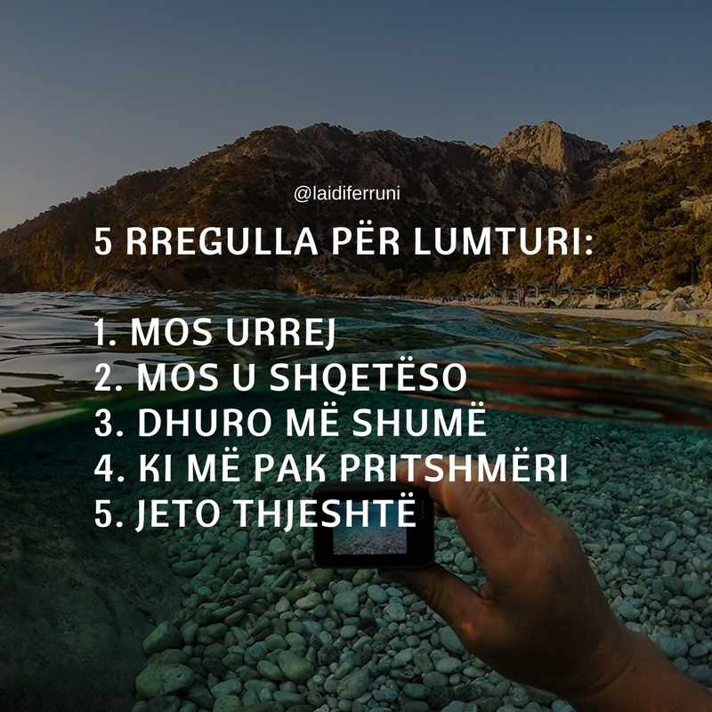 5 rregulla për të qënë i/e lumtur.